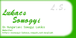 lukacs somogyi business card